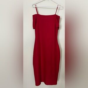 Love j off the shoulder little red dress